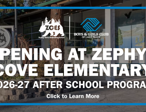 Boys & Girls Club of Lake Tahoe Expands to Zephyr Cove Elementary, Opening New After-School and Vacation Program